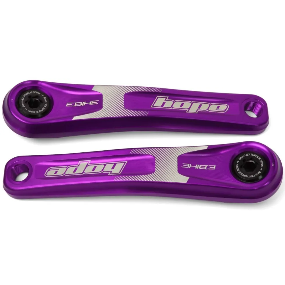 Hope E-Bike Crankarmen - purple