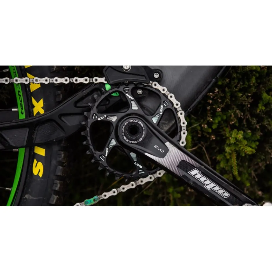 Crankstellen < Hope EVO Crank without Spider - XC - 68/73mm - silver