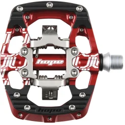 Hope Union Gravity Clipless Pedals - red