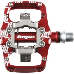 Hope Union Trail Clipless Pedals - red