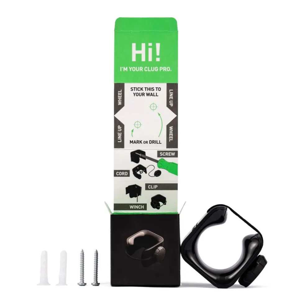 Muurbeugels < Hornit CLUG PRO HYBRID Muurbeugel (33-43mm / 1.3-1.7") - zwart