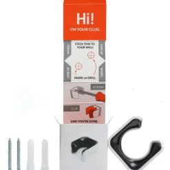 Hornit CLUG ROADIE Muurbeugel (23 - 32mm) - wit-zwart