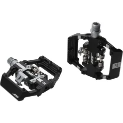 HT D1 DUO Klikpedalen / Platformpedalen - zwart