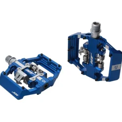 Klikpedalen|Combi Pedalen < HT Components HT D1 DUO Klikpedalen / Platformpedalen - royal blue