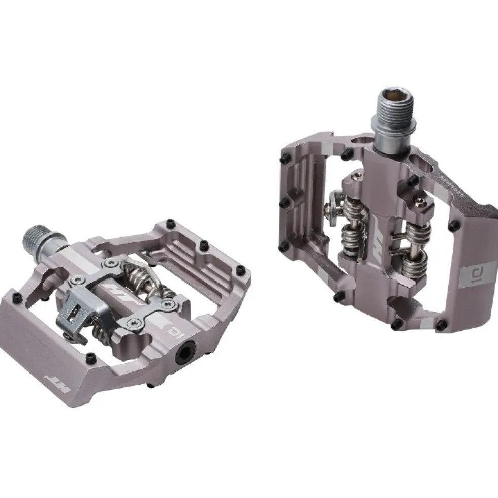 HT D1 DUO Klikpedalen / Platformpedalen - grey