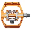 Combi Pedalen < HT Components HT D1 DUO Klikpedalen / Platformpedalen - orange