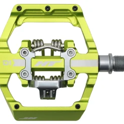 HT D1 DUO Klikpedalen / Platformpedalen - apple green
