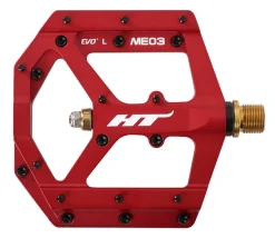 HT ME03T EVO+ Platformpedalen - matte red