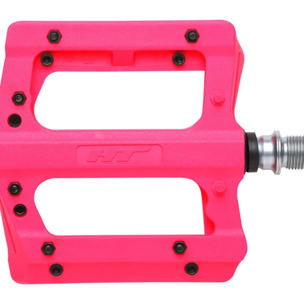 HT PA12A NANO P Platformpedalen - neon pink
