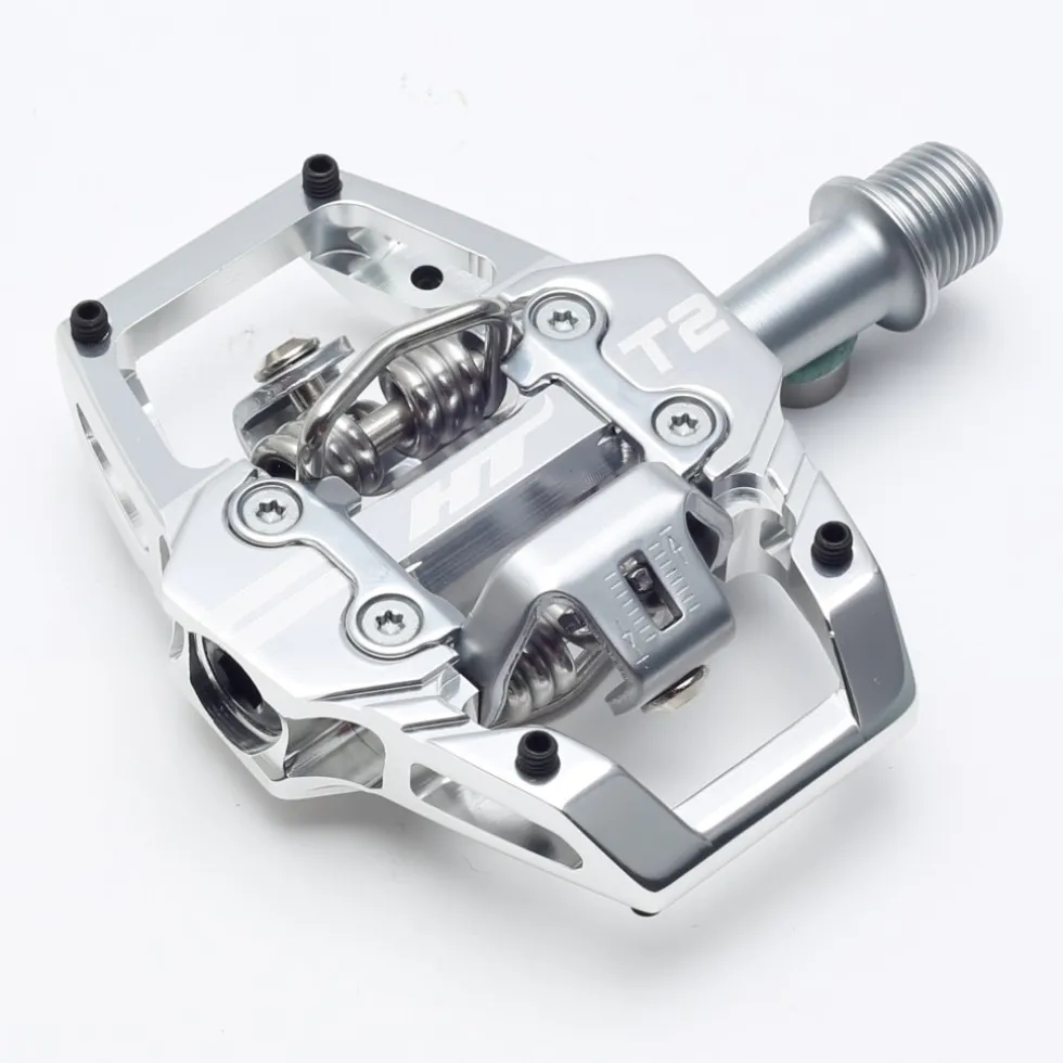 HT T2 Klikpedalen - zilver