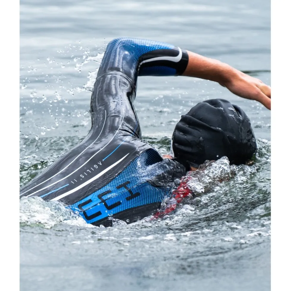 HUUB Design Agilis II Wetsuit Heren - metallic blue