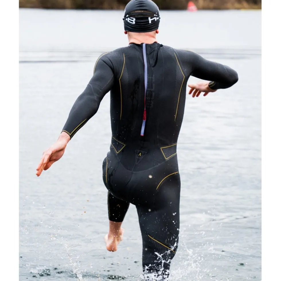 HUUB Design Alchemy 3:5 Wetsuit - zwart/grijs/goud