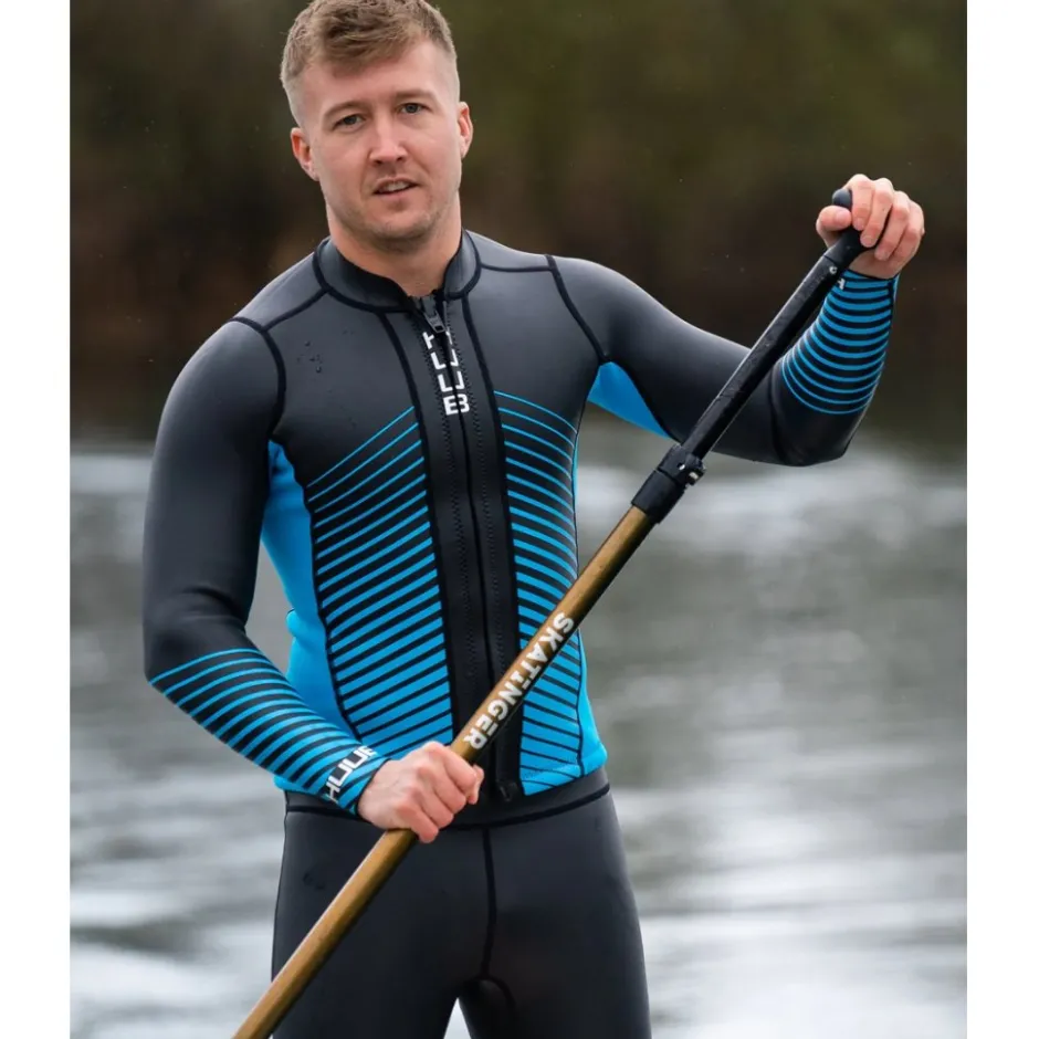 Neopreen Kleding|Neopreen Kleding < HUUB Deign Aluna Neopreen Boventuk et Lange ouwen - zwart/blauw