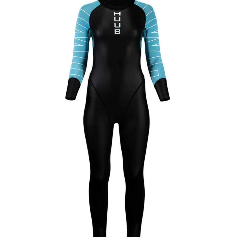 Neopreen Kleding|Neopreen Kleding < HUUB Design OWC Wetsuit Dames - black/sky blue