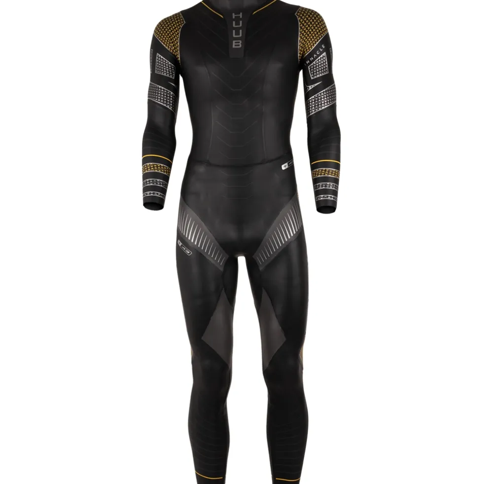 HUUB Design Pinnacle NB 3:5 Wetsuit Heren - zilver/geel