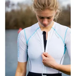 HUUB Design Anemoi 2 SUB22 Trisuit Dames - black/white/aqua