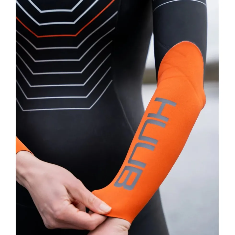 HUUB Design Araya Wetsuit Heren - zwart/oranje