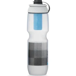 Hydrapak Breakaway + Filter Cap Drinkfles - 880ml - charcoal/silver/blue