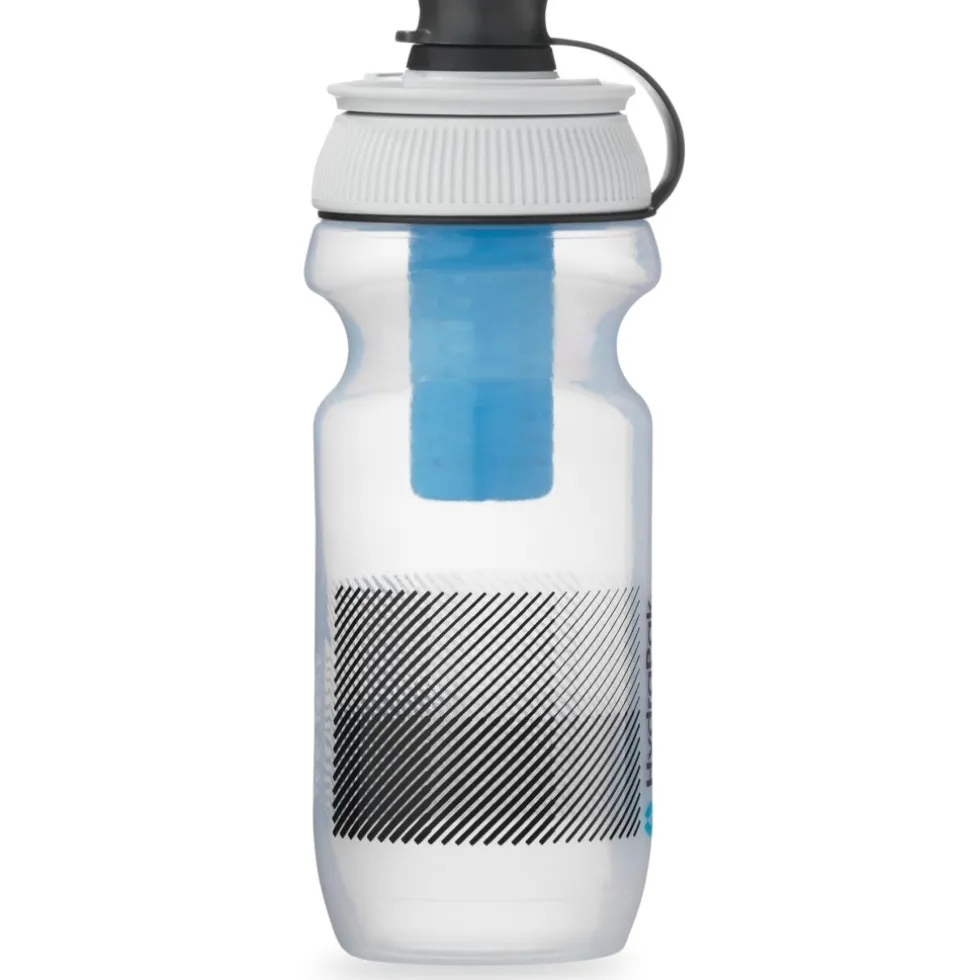 Hydrapak Breakaway + Filter Cap Drinkfles - 600ml - charcoal/silver/blue