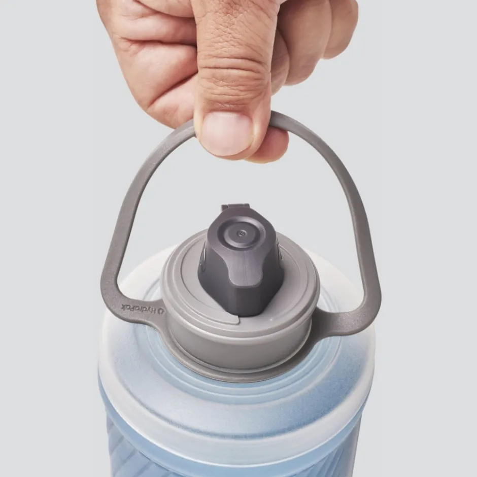 Outdoor Flessen & Thermosflessen < Hydrapak Flux Opvouwbare fles - 1000 ml - Tahoe Blue