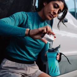 Hydrapak SkyFlask™ Speed Opvouwbare fles 500 ml - Malibu Blue