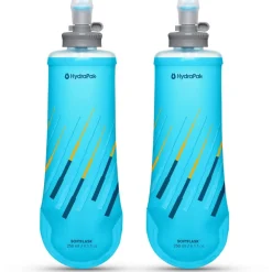 Hydrapak Softflask Opvouwbare fles - 250 ml - Malibu Blue - 2 stukken