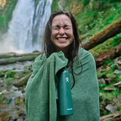 Hydro Flask 24oz Standard Mouth Isoleerfles + Flex Dop - 710ml - Surf