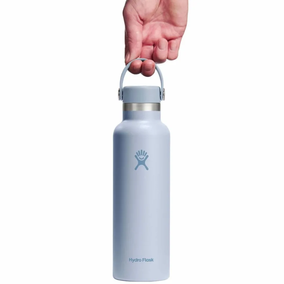 Hydro Flask 21oz Standard Mouth Isoleerfles + Flex Sip Dop - 621ml - Surf