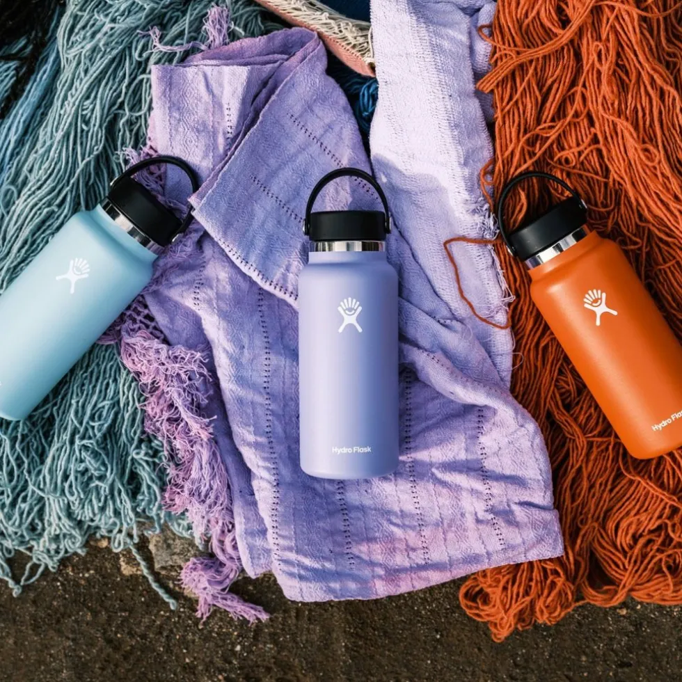 Hydro Flask 32oz Wide Mouth Thermofles + Flex Dop - 946ml - Indigo