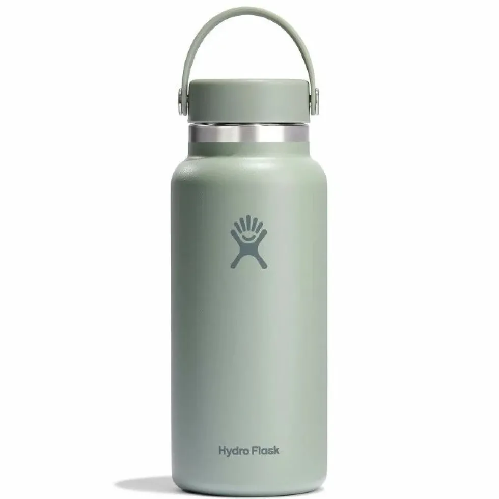 Hydro Flask 32oz Wide Mouth Thermofles + Flex Dop - 946ml - Tonal Agave