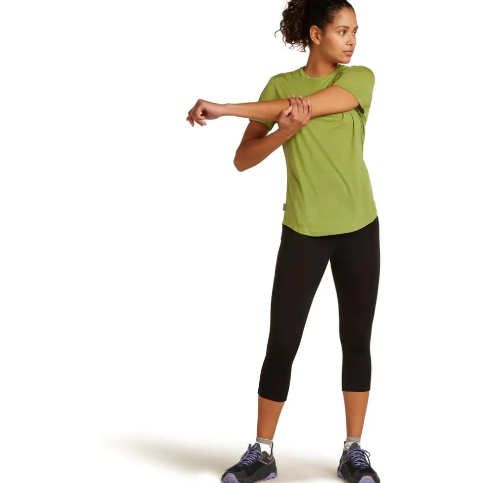 Icebreaker Merino 125 Cool-Lite™ Sphere III T-shirt met korte mouwen voor dames - Olive