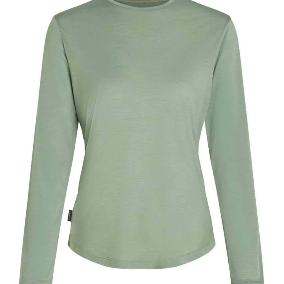 Icebreaker Merino 125 Cool-Lite™ Sphere III Shirt met Lange Mouwen Dames - Seaglass