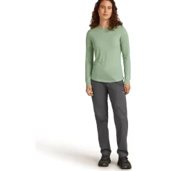 Icebreaker Merino 125 Cool-Lite™ Sphere III Shirt met Lange Mouwen Dames - Seaglass