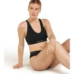 Ondergoed|Sport Bh'S < Icebreaker erino 125 Coo-ite™ prite Racerback BH Dae - Zwart