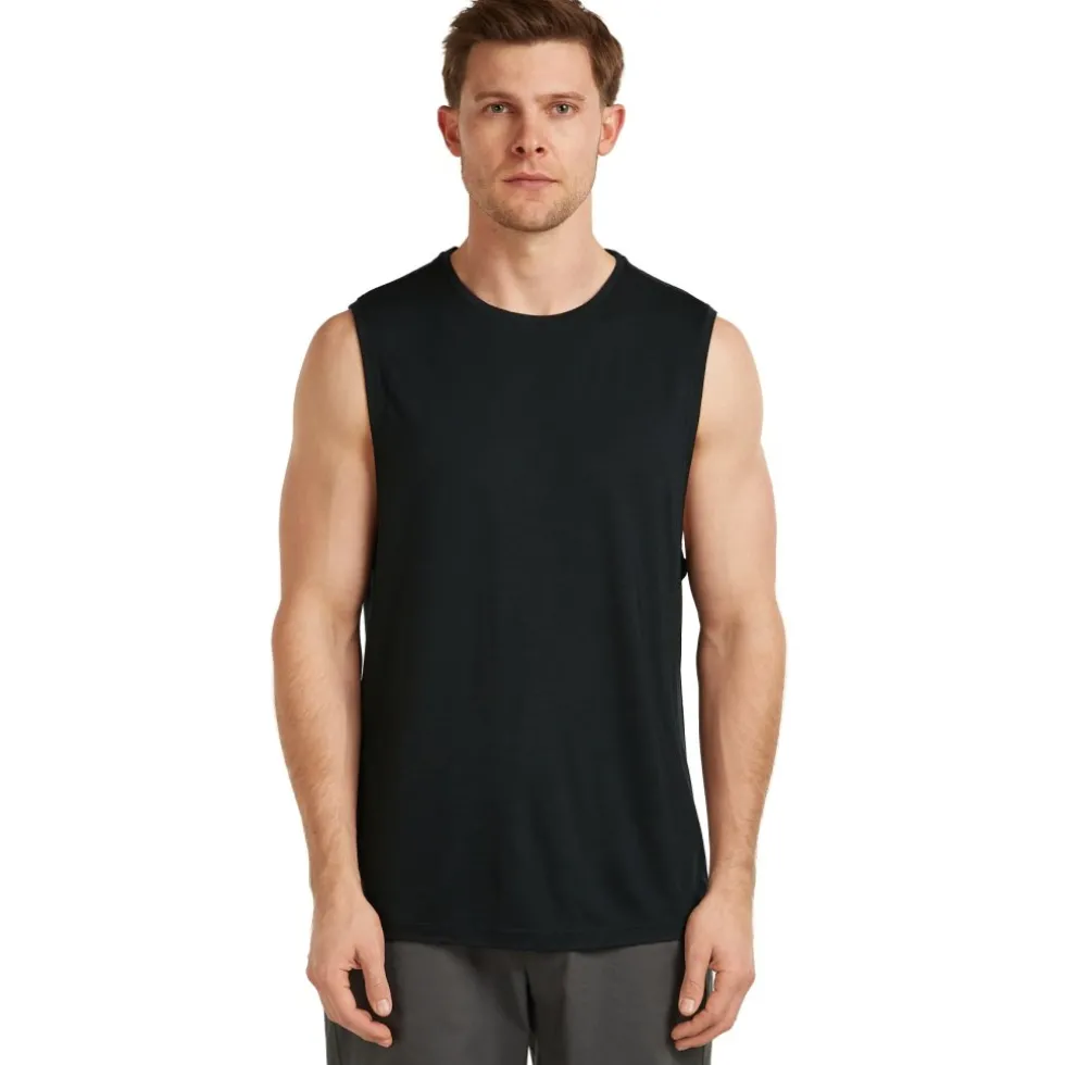 Icebreaker Merino 125 Cool-Lite™ Sphere Tanktop voor heren - Black