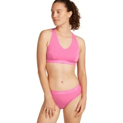 Icebreaker Merino 125 Cool-Lite™ Sprite Racerback BH Dames - Pop