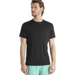 Icebreaker Merino 125 Cool-Lite™ Sphere III T-shirt met korte mouwen voor heren - Zwart