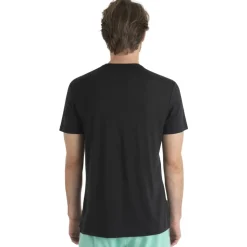 Icebreaker Merino 125 Cool-Lite™ Sphere III T-shirt met korte mouwen voor heren - Zwart