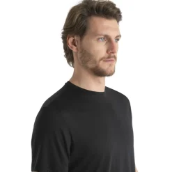 Icebreaker Merino 125 Cool-Lite™ Sphere III T-shirt met korte mouwen voor heren - Zwart