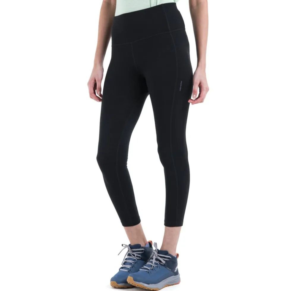 Icebreaker Merino 260 Fastray II 25" High Rise Tights Dames - Zwart