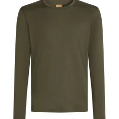 Icebreaker Merino 200 Oasis Thermo-shirt met lange mouwen voor heren - Dark Loden