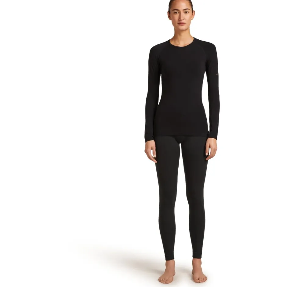 Broeken & Rokken|Broeken < Icebreaker erino 260 Zoneknit™ eae 25" Panty' Dae - Zwart