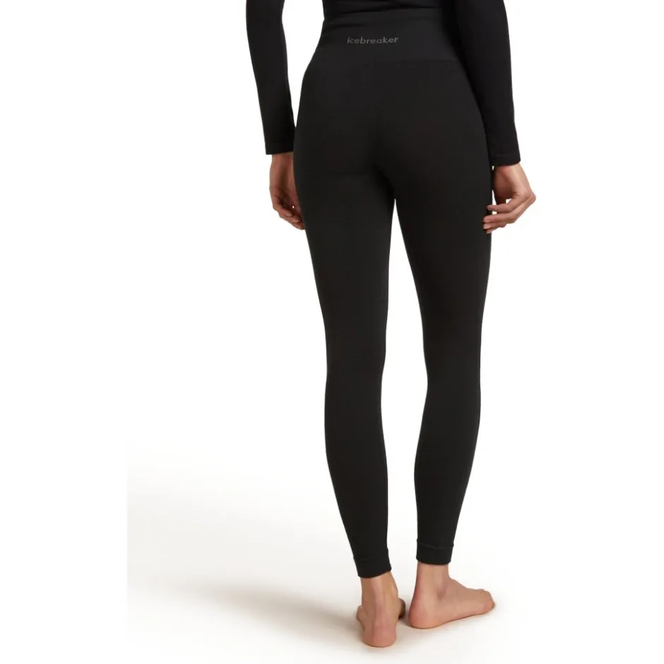 Broeken & Rokken|Broeken < Icebreaker erino 260 Zoneknit™ eae 25" Panty' Dae - Zwart