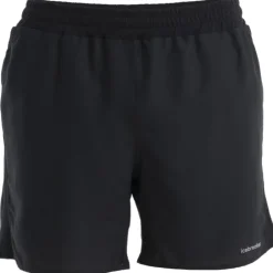Broeken & Rokken < Icebreaker Merino 125 ZoneKnit™ peed 6" hort Heren - Zwart