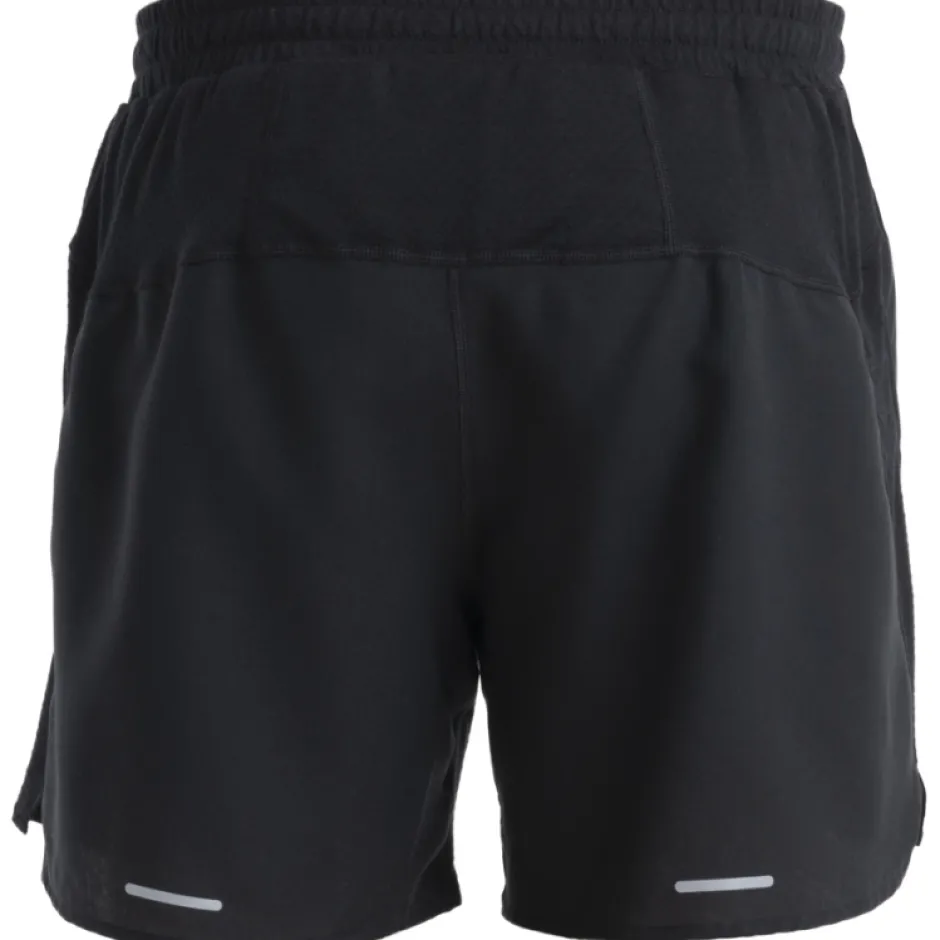 Broeken & Rokken < Icebreaker Merino 125 ZoneKnit™ peed 6" hort Heren - Zwart