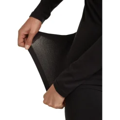 Icebreaker Merino 260 ZoneKnit™ Seamless Shirt met Lange Mouwen Dames - Zwart