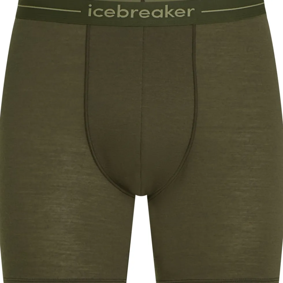 Icebreaker Merino Anatomica Lange boxershorts voor heren - Dark Loden