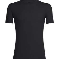 Baselayers|Ondergoed < Icebreaker erino Anatoica Hed et Korte ouwen Heren - Zwart/onoon