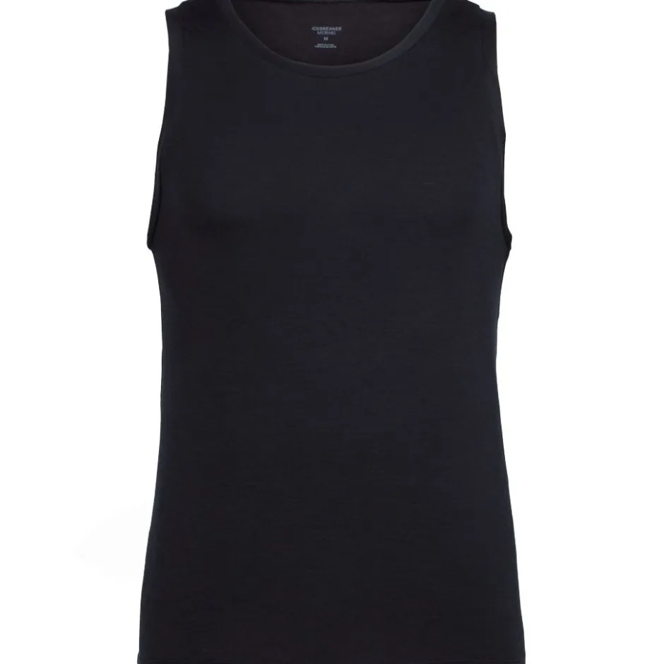 Baselayers|Ondergoed < Icebreaker erino Anatoica Tanktop Heren - Zwart/onoon