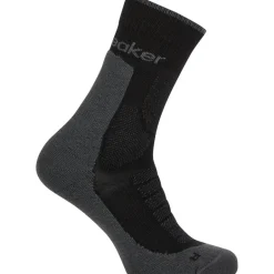 Sokken|Sokken < Icebreaker erino Hike+ Heavy Crew Sokken Heren - Back/Obsidian